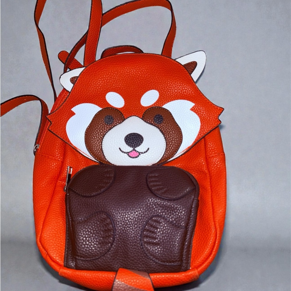 Sleepyville Critters Red Panda Mini Backpack